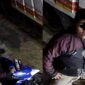 Terduga maling handphone di gudang ID Express Cibadak. l Istimewa