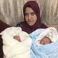 Rasmeya Hmeid dan bayi kembarnya. l Istimewa