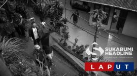 Longsor menyebabkan banjir di Cibadak. l Istimewa