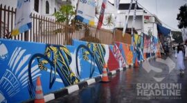 Mural di Jl. Gereja. l Humas Pemkot Sukabumi 