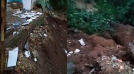 Longsor di Kompa, Parungkuda. l Istimewa 
