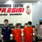 Dua terduga pelaku penganiaya wartawan. l Istimewa