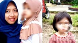 Rina Desti Wijaya dan anaknya. l Istimewa 