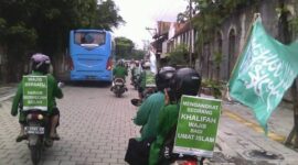 Khilafah Muslimin melakukan pawai. l Istimewa
