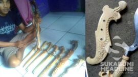 Perajin perkakas golok, Rahmat, asal Nagrak. l Istimewa 