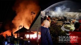 Kebakaran di Lembursitu Sukabumi. l Istimewa