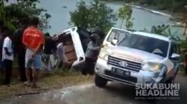 Lakalantas di Tanjakan Dini Ciemas Sukabumi. l Istimewa