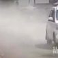 Jalan Palabuhan II berdebu. l Istimewa