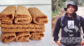 Kue semprong khas Parungkuda. l sukabumiheadline.com
