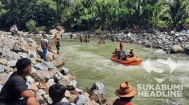 Pencarian korban oleh Tim SAR. l Istimewa 