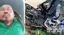 Engkus, korban lakalantas tunggal. l Istimewa