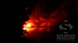 Kebakaran di Cicadas Girang, Kota Sukabumi. l Bayu Permana