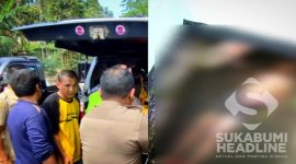 Penemuan mayat pria di Cicurug, Sukabumi. l Istimewa