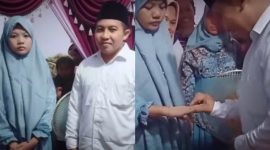 Gadis 19 tahun menikah dengan kades. l Istimewa 