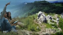 Afgansyah Reza saat syuting video klip lagu Jalan Terus di Bukit Karangpara Sukabumi. l Istimewa 