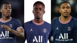 Presnel Kimpembe,  Idrissa Gana Gueye dan Abdou Diallo. l Istimewa