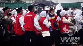 Unjuk rasa guru honorer Sukabumi. l Istimewa