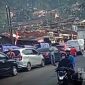 Kemacetan lalu lintas di Cibadak. l Istimewa