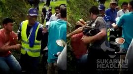 Maling motor di Cicurug dihakimi massa. l Istimewa 