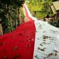 Bendera Merah Putih berukuran raksasa di Cikembar. l Istimewa 