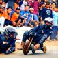 Momen balapan lori di Desa Cimahi, Cicantayan. l Facebook: Renaldi Sya'bana