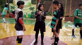 Ghina Alviana, wasit futsal wanita asal Cisolok. l Ghina Alviana 