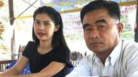 Tambon Prasert dan salah seorang istrinya