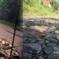 Ruas Jalan Ciangsana - Puncak Madura dan Cibatu - Cicantayan di Desa Hegarmanah, Kecamatan Cicantayan. l Istimewa 