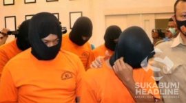 Para tersangka pelaku TPPO di Sukabumi. l Istimewa 