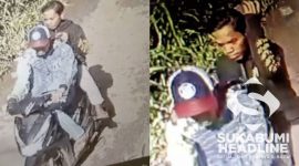 Maling motor di Nagrak terekam CCTV. l Istimewa 