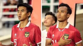 Pemain Persib Bandung di Timnas U-20, Kakang Rudianto dan Robi Darwis. l Istimewa 