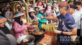 Sandiaga Uno mengunjungi Desa Wisata Hanjeli di Waluran. l Istimewa 