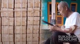 Besek Mini buatan Abah Entang Kota Sukabumi. l Istimewa