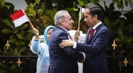 Ibrahim Shtayyeh dan Joko Widodo. l Istimewa
