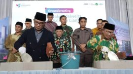 Peletakan batu pertama pembangunan RS milik NU. l Ridwan Kamil