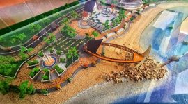 Desain Alun-alun Laut Palabuhanratu, Kabupaten Sukabumi. l Istimewa