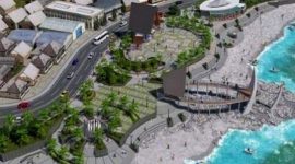 Desain Alun-alun Laut Palabuhanratu. l Istimewa