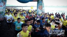 Menpora Beach Trail Run 2022 di Palabuhanratu. l Istimewa