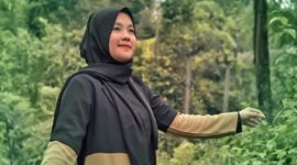 Penyanyi religi asal Sukabumi, Nazwa Maulidia. l Istimewa