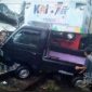 KA Pangrango Tabrak pickup di Cibadak. l Istimewa