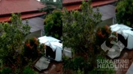 Longsor di Perum Green Hills Cibadak. L Istimewa