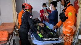 Giman, korban longsor di Sukabumi. l PMI Kota Sukabumi