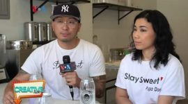 Penjual martabak di New York, Donny Kairupan dan Patty. l Istimewa