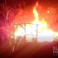 Rumah milik Nunung Heri warga Bantargadung terbakar. l Istimewa