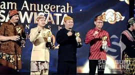 Desa Wisata Hanjeli Sukabumi meraih Juara 3 ADWI 2022. l Istimewa