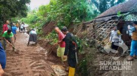 Bencana tanah longsor di Nagrak Sukabumi. l Istimewa