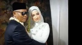 Pernikahan kakek Sondani dan Fia Barlanti. l Istimewa