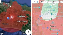 Tangkapan layar Google Maps wilayah Jawa Barat. l Istimewa