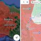 Tangkapan layar Google Maps wilayah Jawa Barat. l Istimewa