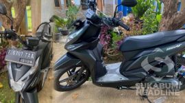 Sepeda motor milik warga Cisaat digondol maling. l Isma Billah